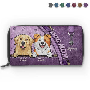 Dogs Just Need You And Love - Dog & Cat Personalized Custom Leather Long Wallet - Gift For Pet Owners, Pet Lovers