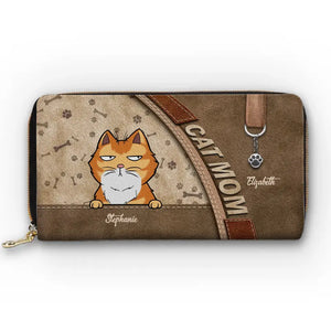 We Just Need You And Love - Dog & Cat Personalized Custom Leather Long Wallet - Gift For Pet Owners, Pet Lovers
