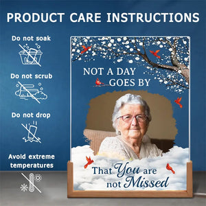 Custom Photo We're Always With You - Memorial Personalized Custom Shaped 3D LED Walnut Night Light - Sympathy Gift For Family Members