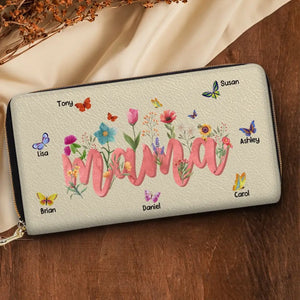 We Have The Best Mommy Ever - Family Personalized Custom Leather Long Wallet - Mother's Day, Gift For Mom, Grandma
