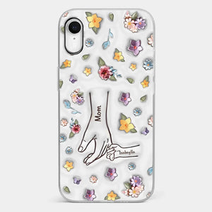 Best Mommy Ever Ever - Family Personalized Custom 3D Inflated Effect Printed Clear Phone Case - Mother's Day, Gift For Mom, Grandma