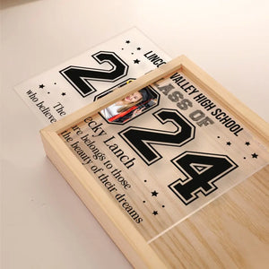 Custom Photo Nothing Is Impossible - Family Personalized Custom Frame Light Box - Graduation Gift For Siblings, Brothers, Sisters