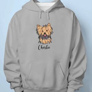 Happiness Is A Warm Puppy - Dog Personalized Custom Unisex T-shirt, Hoodie, Sweatshirt - Gift For Pet Owners, Pet Lovers