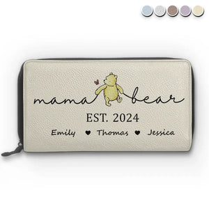 We Have The Best Nana Ever - Family Personalized Custom Leather Long Wallet - Mother's Day, Gift For Mom, Grandma