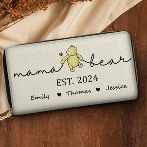 We Have The Best Nana Ever - Family Personalized Custom Leather Long Wallet - Mother's Day, Gift For Mom, Grandma
