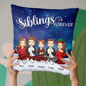 Christmas Is Best When Shared With Family - Family Personalized Custom Pillow - Christmas Gift For Family Members