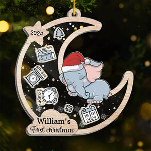 Your First Christmas Is The Start Of Many Magical Memories - Family Personalized Custom 3 Layers Shaker Ornament - Christmas Gift For Baby Kids, Newborn Baby