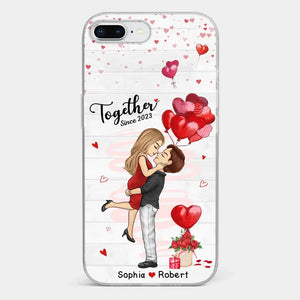 My Love For You Is Endless - Couple Personalized Custom Clear Phone Case - Gift For Husband Wife, Anniversary