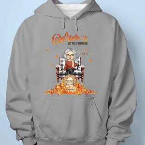 Mommy's Little Pumpkins - Family Personalized Custom Unisex T-shirt, Hoodie, Sweatshirt - Halloween Gift For Mom, Grandma