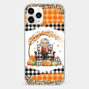 You Are The Epitome Of Awesome - Family Personalized Custom Clear Phone Case - Autumn Fall Gift For Grandma