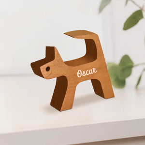 The Love Of A Family Is Life's Greatest Blessing - Dog & Cat Personalized Custom Shaped Wooden Art Puzzle - Wooden Pet Carvings, Wood Sculpture Table Ornaments, Carved Wood Decor - Gift For Pet Owners, Pet Lovers