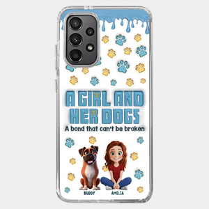 A Bond That Can't Be Broken - Dog Personalized Custom 3D Inflated Effect Printed Clear Phone Case - Gift For Pet Owners, Pet Lovers