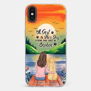 Paw-some Love - Dog Personalized Custom Clear Phone Case - Gift For Pet Owners, Pet Lovers