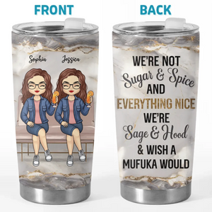 Friends Who Slay Together, Stay Together - Bestie Personalized Custom Tumbler - Gift For Best Friends, BFF, Sisters