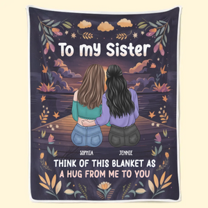 Besties Make The Good Times Unforgettable - Bestie Personalized Custom Blanket - Gift For Best Friends, BFF, Sisters