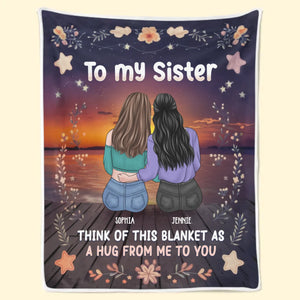 The Best Times Are The Ones Spent With You - Bestie Personalized Custom Blanket - Gift For Best Friends, BFF, Sisters
