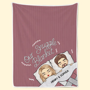 Our Cozy Corner - Couple Personalized Custom Blanket - Gift For Husband Wife, Anniversary