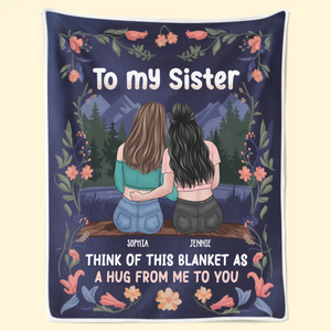 Perfect For Celebrating The Friend Who Lights Up Your Life - Bestie Personalized Custom Blanket - Gift For Best Friends, BFF, Sisters