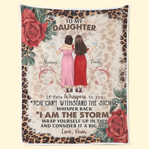 I Am The Storm - Family Personalized Custom Blanket - Mother's Day, Gift For Mom, Grandma