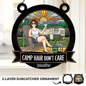 Perfect For Adding A Touch Of Nature To Your Home - Family Personalized Window Hanging Suncatcher Ornament - Gift For Yourself, Best Friends, Siblings, Family Members