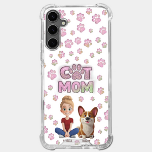 Home Is Where The Paws Are - Dog & Cat Personalized Custom 3D Inflated Effect Printed Clear Phone Case - Gift For Pet Owners, Pet Lovers