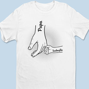 Thanks For Always Being There - Family Personalized Custom Unisex T-Shirt, Premium T-shirt, Hoodie - Father's Day Gift For Dad, Grandpa