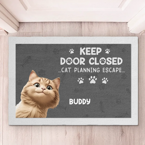 Cats On A Great Escape - Cat Personalized Custom Home Decor Decorative Mat - House Warming Gift For Pet Owners, Pet Lovers