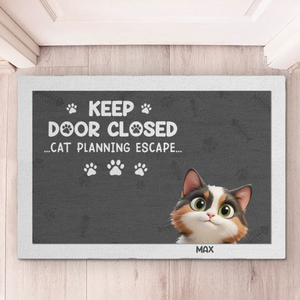 Cats In Their Secret Meeting - Cat Personalized Custom Home Decor Decorative Mat - House Warming Gift For Pet Owners, Pet Lovers