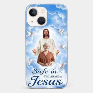 Custom Photo Beautiful As A Bright Shining Star - Memorial Personalized Custom Clear Phone Case - Sympathy Gift For Family Members