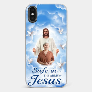 Custom Photo Beautiful As A Bright Shining Star - Memorial Personalized Custom Clear Phone Case - Sympathy Gift For Family Members