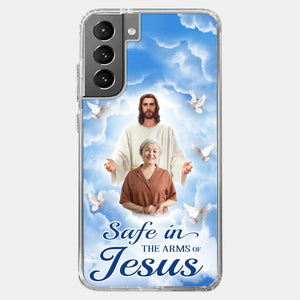 Custom Photo Beautiful As A Bright Shining Star - Memorial Personalized Custom Clear Phone Case - Sympathy Gift For Family Members