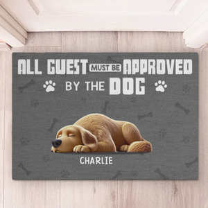 Tail Wags Speak Louder Than Words - Dog Personalized Custom Home Decor Decorative Mat - House Warming Gift For Pet Owners, Pet Lovers