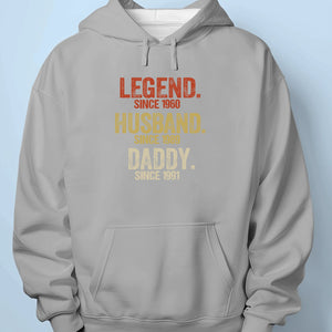 First My Father, Forever My Friend - Family Personalized Custom Unisex T-Shirt, Premium T-shirt, Hoodie - Father's Day, Birthday Gift For Dad, Grandpa