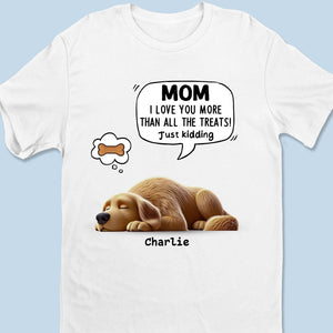 No Treat Can Match My Love For You - Dog Personalized Custom Unisex T-shirt, Premium T-shirt, Hoodie - Gift For Pet Owners, Pet Lovers