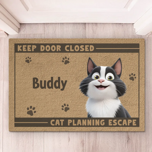 Don’t Let The Cat Fool You - Cat Personalized Custom Home Decor Decorative Mat - House Warming Gift For Pet Owners, Pet Lovers