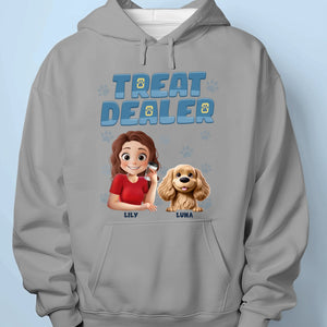 Official Treat Dealer - Dog Personalized Custom Unisex T-shirt, Premium T-shirt, Hoodie - Gift For Pet Owners, Pet Lovers