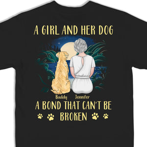 Paws, Love, And Endless Adventures - Dog Personalized Custom Back Printed Unisex T-shirt, Hoodie, Sweatshirt - Gift For Pet Owners, Pet Lovers