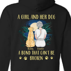 Paws, Love, And Endless Adventures - Dog Personalized Custom Back Printed Unisex T-shirt, Hoodie, Sweatshirt - Gift For Pet Owners, Pet Lovers
