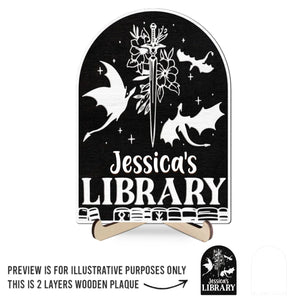 Let Your Words Take Wing And Inspire - Family Personalized Custom 2-Layered Wooden Plaque With Stand - Gift For Yourself, Best Friends, Siblings, Family Members