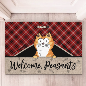 The Best Therapist Has Fur And Four Legs - Cat Personalized Custom Home Decor Decorative Mat - House Warming Gift For Pet Owners, Pet Lovers
