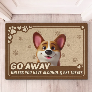 Humans Should Come With Treats - Dog & Cat Personalized Custom Home Decor Decorative Mat - House Warming Gift For Pet Owners, Pet Lovers