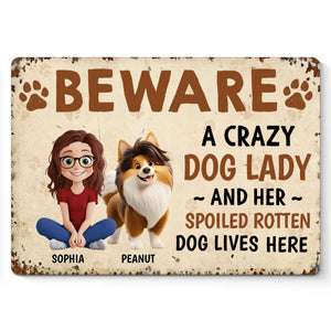 Dog Hair, Wet Noses & Endless Love Inside - Dog Personalized Custom Home Decor Metal Sign - House Warming Gift For Pet Owners, Pet Lovers