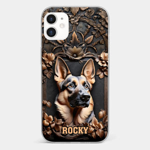 Pet Is Loyal Friend For Life - Dog Personalized Custom 3D Inflated Effect Printed Clear Phone Case - Gift For Pet Owners, Pet Lovers