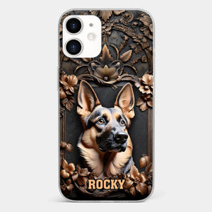 Pet Is Loyal Friend For Life - Dog Personalized Custom 3D Inflated Effect Printed Clear Phone Case - Gift For Pet Owners, Pet Lovers