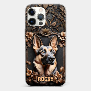 Pet Is Loyal Friend For Life - Dog Personalized Custom 3D Inflated Effect Printed Clear Phone Case - Gift For Pet Owners, Pet Lovers