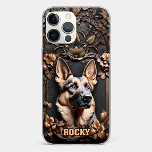 Pet Is Loyal Friend For Life - Dog Personalized Custom 3D Inflated Effect Printed Clear Phone Case - Gift For Pet Owners, Pet Lovers