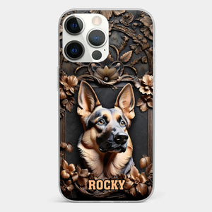 Pet Is Loyal Friend For Life - Dog Personalized Custom 3D Inflated Effect Printed Clear Phone Case - Gift For Pet Owners, Pet Lovers