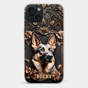 Pet Is Loyal Friend For Life - Dog Personalized Custom 3D Inflated Effect Printed Clear Phone Case - Gift For Pet Owners, Pet Lovers