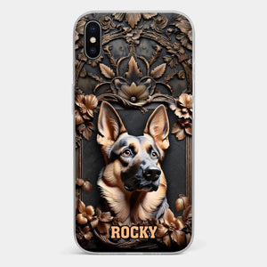 Pet Is Loyal Friend For Life - Dog Personalized Custom 3D Inflated Effect Printed Clear Phone Case - Gift For Pet Owners, Pet Lovers