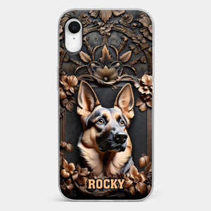 Pet Is Loyal Friend For Life - Dog Personalized Custom 3D Inflated Effect Printed Clear Phone Case - Gift For Pet Owners, Pet Lovers